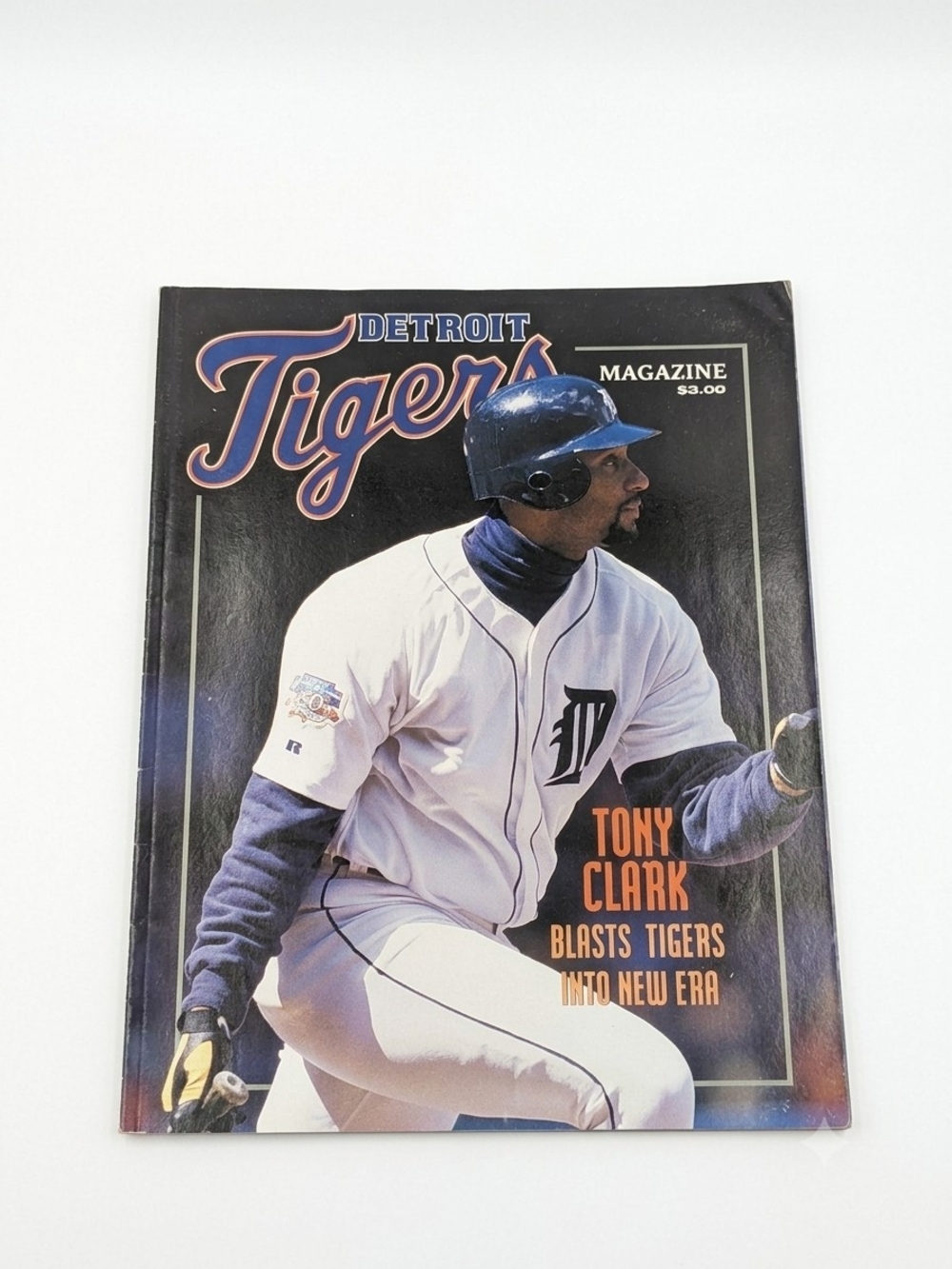 1997 Detroit Tigers Magazine Program Tony Clark Cover Blank Scorecard